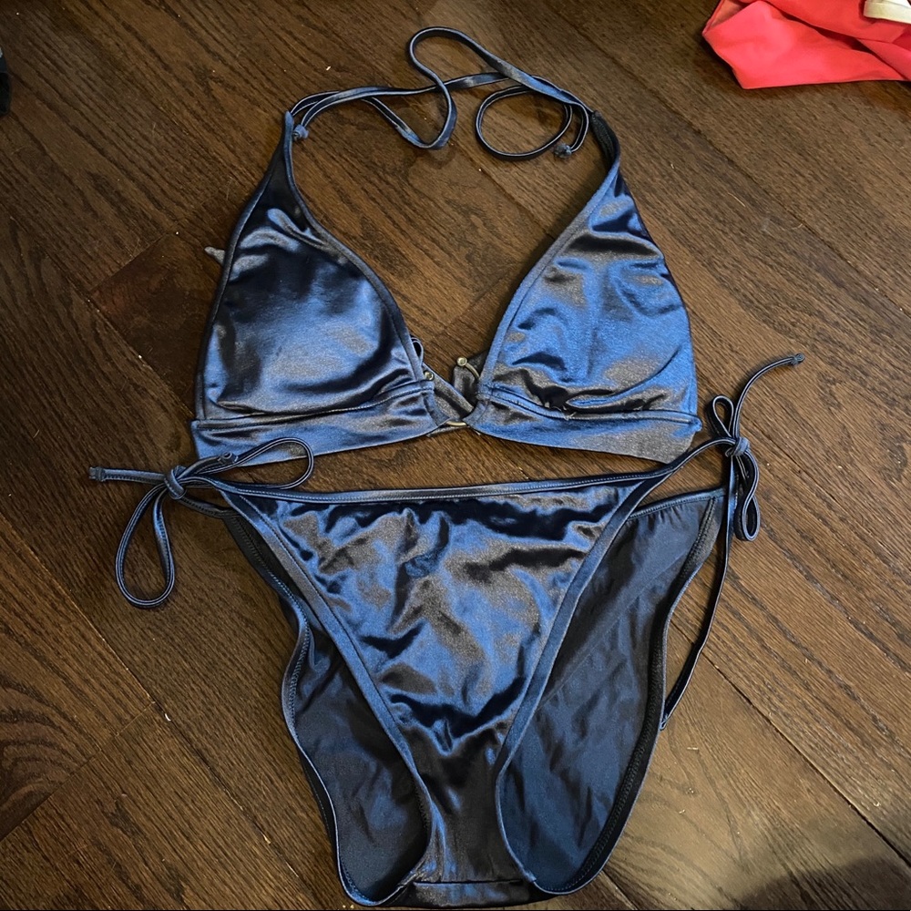 NWOT Navy Blue Bikini